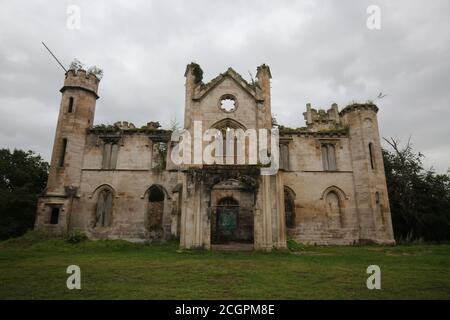 Cambusnethan House, Wishaw, North Lanarkshire, Scotland, UK 10 sept 2020 oder Cambusnethan Priorat wurde von James Gillespie Graham entworfen und I abgeschlossen Stockfoto