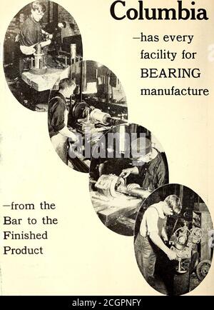 . Elektrische Eisenbahn Zeitschrift . 134 ELECTRIC RAILWAY JOURNAL [22. September 1917 – von der Bar zum FinishedProdukt Columbia hat alles für BEARINGmanufaktur. 22. September 1917] ELECTRIC RAILWAY JOURNAL 135 Columbia Brake LeverManufacture Stockfoto