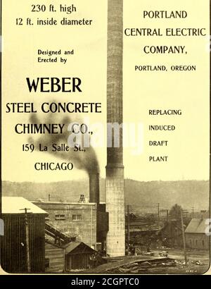 . Die Straßenbahn Zeitschrift . Entworfen und hergestellt von WEBER STEEL CONCRETE JUL (isp-* aSfSt CHEMINÉE CO., 159 La Salle St., CHICAGO FÜR PORTLANDCENTRAL ELECTRICCOMPANY, PORTLAND, OREGON. 52B STREET RAILWAY JOURNAL. Broomell, Schmidt& St eacy Co HERSTELLER BroomelPs ImprovedFuel Economizer Reisen Krane Eisen. Messing und Aluminium Gussteile PLATTE ANDSTRUCTURALIRON WERK VON JEDEM BESCHREIBUNG lariKS SmoWestacKS SonderbearbeitungOf jede Art SENDEN ZEICHNUNGEN UND SPEZIFIKATIONEN YORK :: PENNSYLVANIA 9 STREET RAILWAY JOURNAL. 53 DER McCaslin Overlapping Gravity Bucket Conveyor WIRD MIT GEWÖHNLICHEM CHU GEFÜLLT Stockfoto