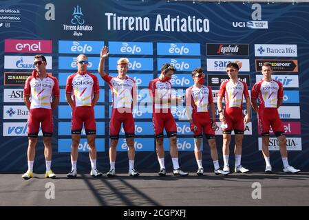 Senigallia, Italien. 12. Sep, 2020. senigallia, Italien, 12 Sep 2020, COFIDIS während 6^ Tappa Castelfidardo - Senigallia - Radfahren Tirreno Adriatico - Credit: LM/Roberto Bartomeoli Credit: Roberto Bartomeoli/LPS/ZUMA Wire/Alamy Live News Stockfoto