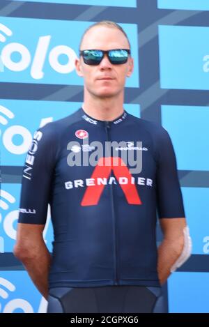 Senigallia, Italien, 12 Sep 2020, GEOGHEGAN hart Tao (GBR) - TEAM INEOS während 6^ Tappa Castelfidardo - Senigallia, Radfahren Tirreno Adriatico - Credit: LM/Roberto Bartomeoli/Alamy Live News Stockfoto