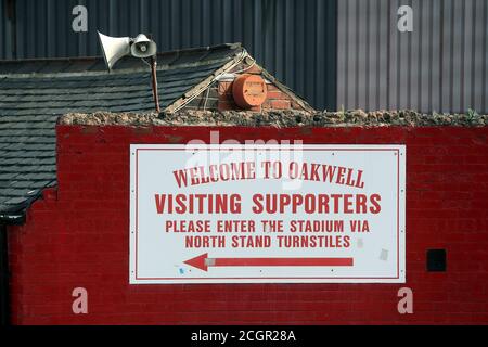 Ein allgemeiner Blick um das Oakwell Stadium, Heimstadion von Barnsley vor dem heutigen Sky Bet Championship-Spiel gegen Luton Town. Stockfoto