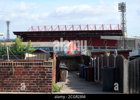 Ein allgemeiner Blick um das Oakwell Stadium, Heimstadion von Barnsley vor dem heutigen Sky Bet Championship-Spiel gegen Luton Town. Stockfoto