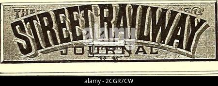 . Die Straßenbahnzeitung . von seiner jüngsten Krankheit bedeckt. Herr John A. Brill, Generalvertreter der J. G. Brill Co., wird in New York gesehen, um die Interessen der Firma zu wahren. Herr John W. Aldrich, Vorarbeiter der NewburghStreet Railway Co., ist zurückgetritt, um eine ähnliche Position bei den HainesBros am Cayuga Lake einzunehmen. Herr George L. Fowler, Mechanical Ed-itor des Street Railway Journal, segeltfür Europa Samstag, 14. Mai, um an der Eisenbahnausstellung in Paris. Herr F. J. Sprague, Manager der Sprague Electric Co., ist kürzlich von einer Reise nach Süden zurückgekehrt. In Annapolis traf er seine ehemalige Klasse Stockfoto