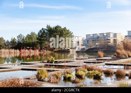 Bordeaux, Frankreich: 22. Februar 2020: Botanischer Garten Stockfoto