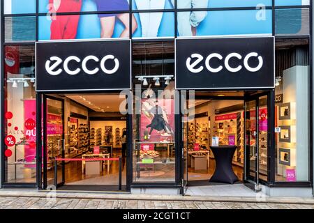 ECCO Sko A/S, einem dänischen Schuh Hersteller und Händler mit Sitz in am 26. Juli 2019 ECCOÕs Produkte gesehen wird, sind in 99 Ländern von über 2.250 ECCO Geschäfte und