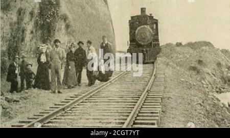 . Eisenbahn- und Lokomotivbau: Eine praktische Zeitschrift für Triebkraft und Schienenfahrzeuge. Stockfoto