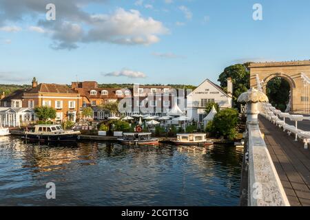 Marlow, eine malerische Marktstadt in Buckinghamshire, England, an der Themse Stockfoto