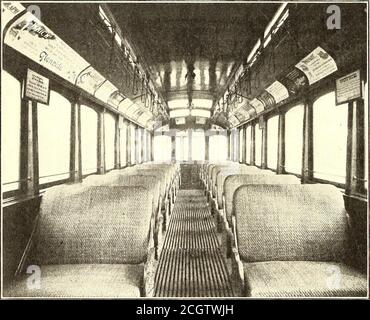 . Die Straßenbahn Zeitschrift . STANDARD SEMI-CABRIO DOPPEL-LKW-AUTO. Stockfoto