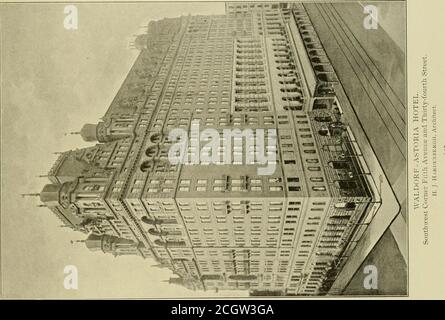 . Großraum New York illustriert . TEMPEL BETH-EL, HEBRÄISCH – Southeast Curuer Fifth Avenue und Seventy-Sixth Street. Brunner & Tkvon, Architekten. HOLLAND HOUSE – Southwest Corner Fifth Avenue und Thirstieth Street. Geo E. Harding & Gooch, Architekten. 145. Stockfoto