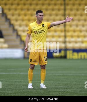 Livingston, Großbritannien. Februar 2020. Jason holt von Livingston während des schottischen Premiership-Spiels in der Tony Macaroni Arena in Livingston, Schottland. Alex Todd/SPP Kredit: SPP Sport Pressefoto. /Alamy Live Nachrichten Stockfoto