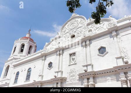 Fassade der Cebu Metropolitan Cathedral Stockfoto