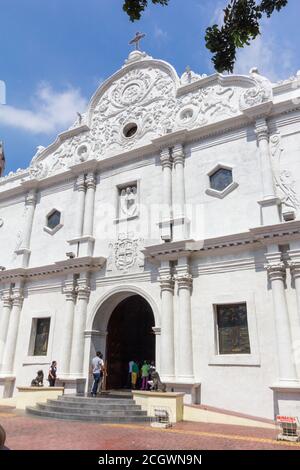 Fassade der Cebu Metropolitan Cathedral Stockfoto