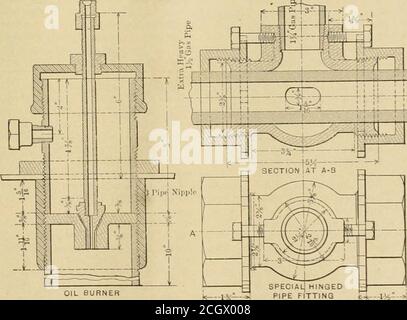 . Amerikanischer Ingenieur und Eisenbahn-Zeitschrift . V,-oiiirii«-, Plan und Elevation of Car. PH - -. tiit a r-. Stockfoto