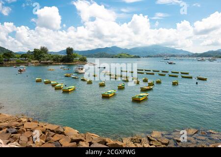 Tai Po District, Hong Kong - Tai Mei Tuk in Tai Po District, New Territories, Hong Kong. Ein berühmter Touristenort. Stockfoto