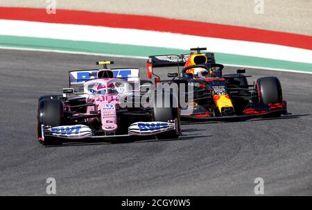 18 STROLL Lance (CAN), Racing Point F1 RP20, VERSTAPPEN Max (NED), Aston Martin Red Bull Racing Honda RB16, Action während der Formel 1 Pirelli Gran P Stockfoto