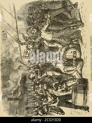 . Annalen der großen Streiks in den Vereinigten Staaten. Eine zuverlässige Geschichte und grafische Beschreibung der Ursachen und spannenden Ereignisse der Arbeitsstreiks und Unruhen von 1877 . Ohnmacht in diese Richtung. Aber er war mit dem Schicksal, nicht mehr lebendig zurückzukommen. Seine Leiche wurde spät von dem Ort, an dem er erschossen worden war, hereingebracht. Die Situation der belagerten Miliz war extrem gefährlich. Der nun völlig verärgerte Mob drohte laut mit der Absicht, den ganzen Körper von Männern zu massakrieren. Ein Komitee von Bürgern begab sich zum Rundhaus, wo sie eingeschlossen wurden, und bat sie, abzureisen Stockfoto