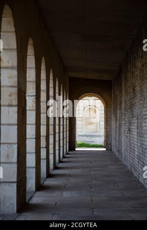 Der Brompton-Kolonnadenfriedhof - ursprünglich der Westen Londons und Westminster Cemetery - Kensington und Chelsea, London Großbritannien Stockfoto