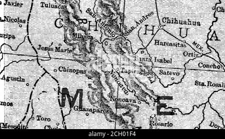 . Eisenbahnverkehrskarten: Vorbereitet für den Kurs im zwischenstaatlichen Handel. , ft M K,Trtt o)yinrj ^i *^m*i^*&lt; San /■ VCiiiiu.v. , L.Bah, Stockfoto