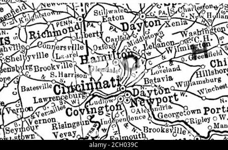 . Eisenbahnverkehrskarten: Vorbereitet für den Kurs im zwischenstaatlichen Handel. ^i&lt;:j. Stockfoto