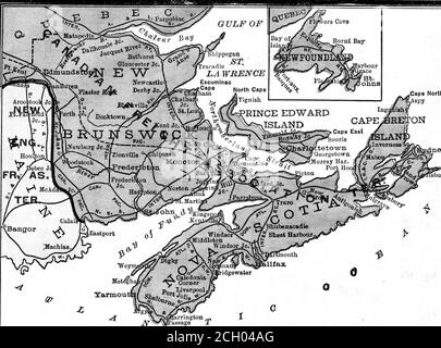 . Eisenbahnverkehrskarten : vorbereitet für den Kurs im zwischenstaatlichen Handel . arbour;aco St.oiins ,Cape North Spion CAPEJSRE^AUF. ^ s ^^ :s** Stockfoto