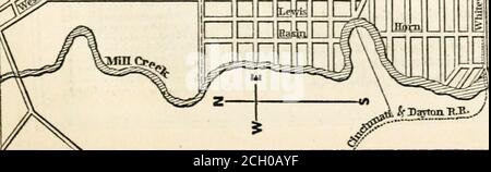 . Phelps' hundert Städte und große Städte von Amerika: Mit Eisenbahnstrecken in den Vereinigten Staaten, Karten von dreizehn Städten und andere Verzierungen. JnnninnnDSMEsa s. E A-Bayton.B.B^y Stockfoto