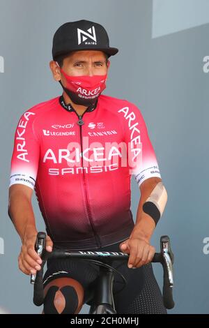 13. September 2020; Lyon, Frankreich; Tour De France 2020, Lyon nach Grand Colombier Etappe 15; Connor Swift England Team ARKEA - Samsic Stockfoto