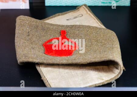 Ein Armband aus dem Derby Scheme Freiwilligenexperiment im 1. Weltkrieg 1915 Stockfoto