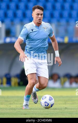 Frosinone, Italien. September 2020. Patric von SS Lazio beim Freundschaftsspiel zwischen Frosinone und SS Lazio im Stadio Benito Stirpe, Frosinone, Italien am 12. September 2020. Foto von Giuseppe Maffia. Kredit: UK Sports Pics Ltd/Alamy Live Nachrichten Stockfoto