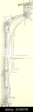 . Elektrische Eisenbahnzeitschrift . t Blitzschutzart M. D. M. D. Schützart S. B. 402 C-i S. B. 402 C-i Sicherungsart M. A. 13 A M. A. 13 A Anzahl der Leuchten im Fahrzeug 14 14 Gesamtbeleuchtung pro Fahrzeug 22 22 Art Lichtbogen Mosher Mosher Art Glühlampe Dayton Neal Art Register zwei International zwei International Ort der Pfeife unter Plattform Farbe lackiert Standard gelb Standard gelb Gewicht des Autos, komplett 48,700 ca. 42,000 ca. Winkel Eisen anstelle von Hie-Schweller. Von der Unterseite des Sitzes bis zur Fensterleiste ist die Seite des Autos fille Stockfoto