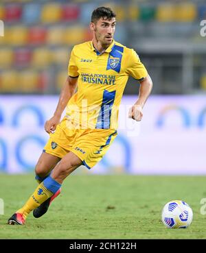 Frosinone, Italien. September 2020. Marcello Trotta von Frosinone beim Freundschaftsspiel zwischen Frosinone und SS Lazio im Stadio Benito Stirpe, Frosinone, Italien am 12. September 2020. Foto von Giuseppe Maffia. Kredit: UK Sports Pics Ltd/Alamy Live Nachrichten Stockfoto