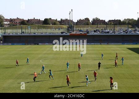 London, Großbritannien. September 2020. Ein allgemeiner Blick auf das Spiel während der FA Women's Championship Spiel London Bees gegen Liverpool Women. Jacques Feeney/SPP Kredit: SPP Sport Pressefoto. /Alamy Live Nachrichten Stockfoto