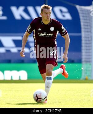 Timothy Castagne von Leicester City während des Premier League-Spiels im Hawthorns, West Bromwich. Stockfoto