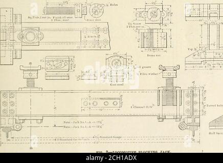 . Amerikanischer Ingenieur und Eisenbahn Zeitschrift . ABB. 1 – BEAMEB FOB ZUM VERBINDEN VON BSB-ACHSSCHENKELN. ,,.: l...l» K-=£l i ;! ■-I i K-HV iir.- - 5:V-* ,- ±-±.±-3* Lüfter Stockfoto