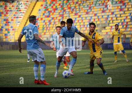 Frosinone, Italien. September 2020. Im Benito Stirpe Stadion in Frosinone, Freundschaftsspiel Frosinone - Lazio 0-1. In diesem Bild (Foto von Paolo Pizzi/Pacific Press) Quelle: Pacific Press Media Production Corp./Alamy Live News Stockfoto