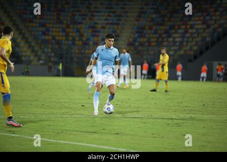 Frosinone, Italien. September 2020. Im Benito Stirpe Stadion in Frosinone, Freundschaftsspiel Frosinone - Lazio 0-1. In diesem Bild Joaquin Correa (Foto von Paolo Pizzi/Pacific Press) Quelle: Pacific Press Media Production Corp./Alamy Live News Stockfoto