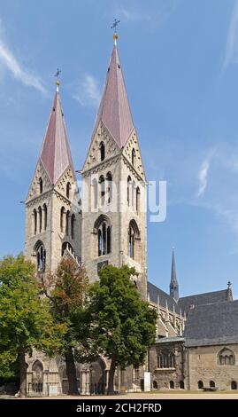 dom, Halberstadt, Sachsen Anhalt, Deutschland Stockfoto