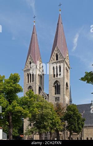 dom, Halberstadt, Sachsen Anhalt, Deutschland Stockfoto