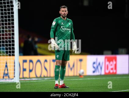 Watford, Großbritannien. September 2020. Torwart Ben Foster von Watford während des Sky Bet Championship-Spiels zwischen Watford und Middlesbrough in Vicarage Road, Watford, England am 11. September 2020. Foto von Andy Rowland. Kredit: Prime Media Images/Alamy Live Nachrichten Stockfoto