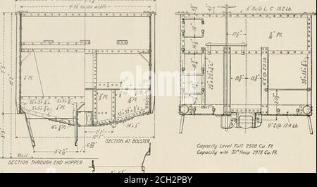 . Eisenbahnmechaniker . 206 RAILWAY MKCHANICAL ENGINEER Vol. 92, Nr. 4 Zeitschriften. Zu Guss, mit einem Gewicht von je ca. 700 lb.Räder müssen nach M. C. B. Spezifikation und auf Achsen mit einem Druck von 40 bis 60 Tonnen montiert werden.für 5S-Ton Trichter Autos, die Räder sind: (1) wroughtsteel, (2) Guss, oder (i) Guss. Für alle anderen SO-Ton - 9-SS innen mdlh - ard, Schmiedestahl, für Autos mit Achsen mit 6-in. Durch 11-in.Journals. Sie sind nach M. C. B.-Vorgaben zu montieren und mit einem Druck von 70 bis 95 Tonnen zu montieren.Achsen. – von offener Luft sein Stockfoto