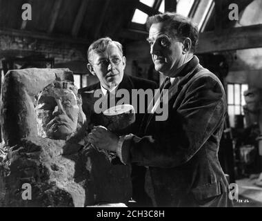 ALEC GUINNESS und STANLEY HOLLOWAY im LAVENDELHÜGEL MOB 1951 Regisseur CHARLES CRICHTON Original Drehbuch T.E.B. CLARKE Produzent MICHAEL BALCON Ealing Studios / General Film Distributors (GFD) Stockfoto