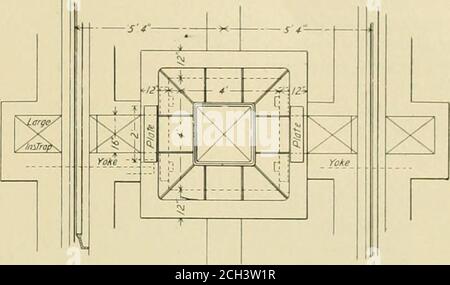 . Die Straßenbahnschau . wurden etwa 9 Fuß auseinander, kleine Fallen hinzugefügt wherenecessary, dh gegenüber jeder alternativen großen ein. Der Auftrag für die Straßenarbeiten wurde an E. Sa.xton, von Washington, der, wie unsere Leser wahrscheinlich erinnern, in-stockte die Leitung für die Metropolitan Company. Am 20. Dezember wurde von Herrn Sa.xton die Installation der Stromschienen, Isolatoren, Tropfstangen usw. an der 14. Straßenlinie durchgeführt, und die Arbeiten werden so schnell wie möglich abgeschlossen. Stockfoto