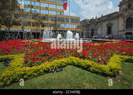 Die Straßen von Lima, Peru, Südamerika Stockfoto