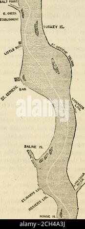 . Lloyd's Dampfschiff Verzeichnis, und Katastrophen auf den westlichen Gewässern . S^ FORT CHARTER. LLOYDS STEAMBOAT DESASTER. 59 hatte sich von der ganzen Oberfläche seines Leibes getrennt. Der Unfortunatewretch wurde buchstäblich lebendig gekocht, doch obwohl sein Fleisch sich von seinem Knochen trennte und seine Qualen am intensivsten waren, überlebte er und behielt sein ganzes Bewusstsein für mehrere Stunden. Ein weiterer Passagier wurde gefunden, hinten am Rad mit einem Arm und einem Bein abgeblasen, und als keine Stockfoto