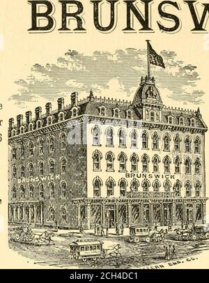 . Detroit und die Pleasure Resorts im Norden von Michigan. Komplimente der Fahrgastabteilung . Alle 6 Minuten verlassen Straßenschweine das Zentraldepot zum Hotel. Eigentümer Von Dickinson & Carr... FRANK H. CARR, Late Cashier Boody House, Toledo, Ohio- SWICK streng zuerst Glassin alle TERMINE. Eckzustand undGriswold Stz. 2.50 DOLLAR PRO TAG. Die Kombination Gas Macliine Co. DETROIT, MICH., und WINDSOR, ONT. HERSTELLUNG Stockfoto