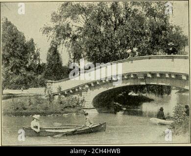 . Detroit, 'die Stadt der Meerenge'; historisch, beschreibend, illustriert. Jn Belle Isle Park. Stockfoto