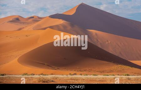 Big Daddy Sand Dune Sossusvlei Namibia Stockfoto