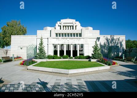 Cardston Alberta Tempel Stockfoto