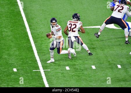 Detroit, USA. September 2020. DETROIT, MI - SEPTEMBER 13: Während des NFL-Spiels zwischen Chicago Bears und Detroit Lions am 13. September 2020 im Ford Field in Detroit, MI (Foto von Allan Dranberg/Cal Sport Media) Credit: CAL Sport Media/Alamy Live News Stockfoto