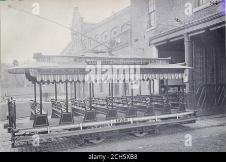 . Inventar der West End Street Railway Company . Stockfoto